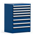 Rousseau Heavy-Duty stationary cabinet (Stock) (with compartments), 8 Drawers (36"W X 24"D X 46"H) (Stock)